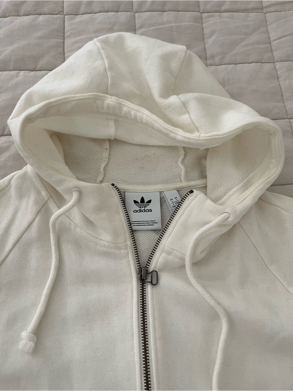 Men’s large adidas zip up hoodie